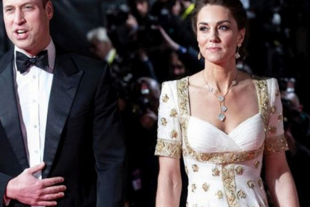 Iako je obuka već viđenu haljinu, vojvotkinja Kejt Midlton blistala na BAFTA dodeli nagrada