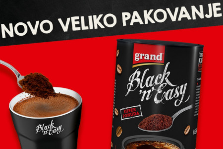 Novo veliko pakovanje Black’n’Easy kafe