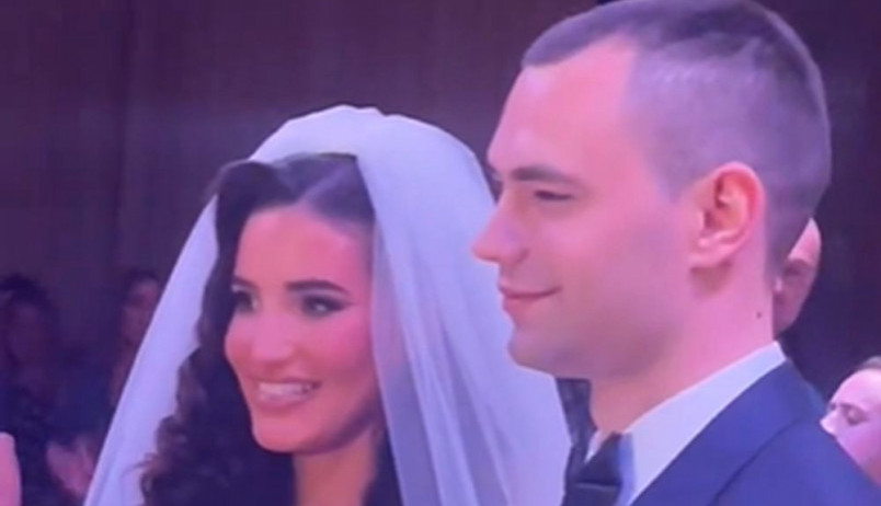Oženio se Kostadin Terzić! Svadba u prestižnom hotelu, trudna mlada pleni lepotom (video)