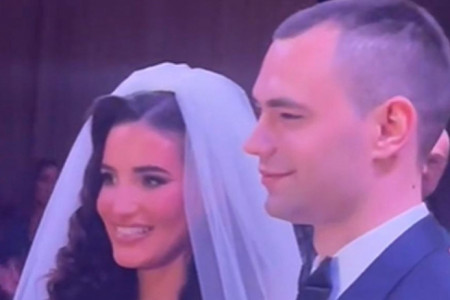 Oženio se Kostadin Terzić! Svadba u prestižnom hotelu, trudna mlada pleni lepotom (video)