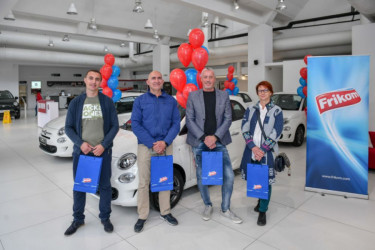 Završena Frikom nagradna igra  „Povrće u frizu, nagrade u nizu“: Četiri automobila marke Fiat 500 uručeni srećnim dobitnicima