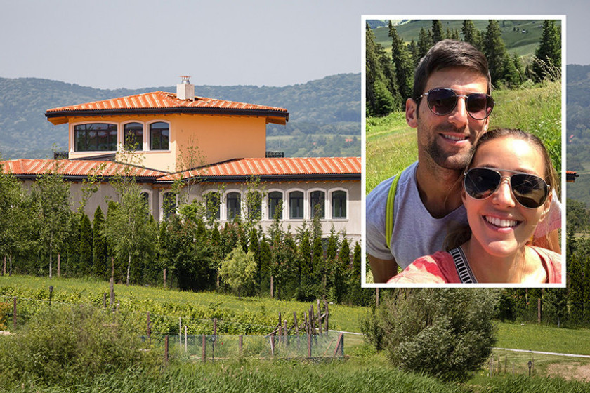 Dijana i Srđan su ovde napravili raj: Zavirite u velelpnu vilu porodice Đoković na Pavlovačkom jezeru (foto)