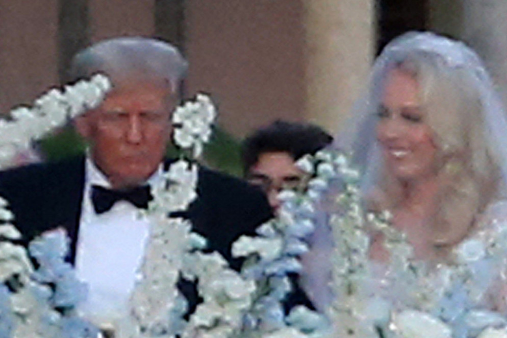 Crna ovca porodice Tramp blista u belom: Suprug milijarder, luksuzna venčanica i razjareni tata Donald FOTO