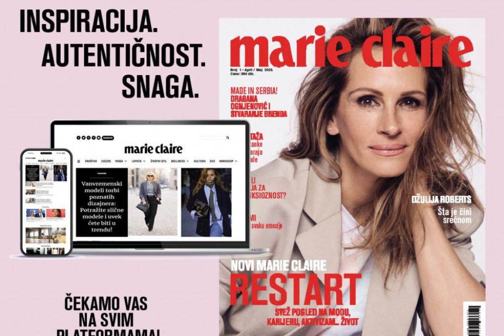 Magazin Marie Claire na srpskom jeziku na kioscima!