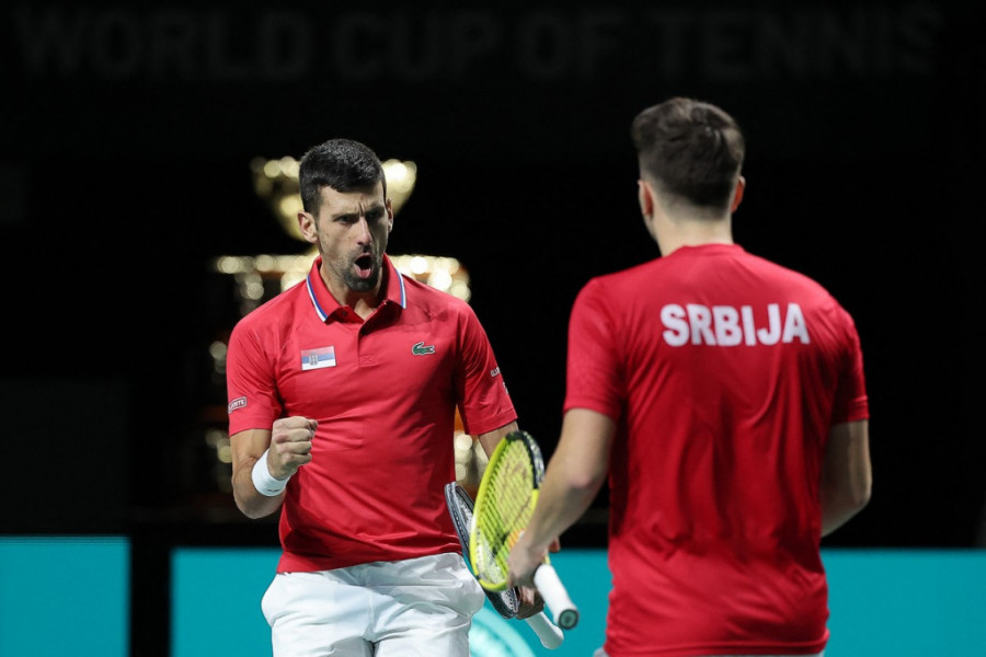 Novak Đoković i Miomir Kecmanović nisu uspeli: Italija u finalu Dejvis kupa