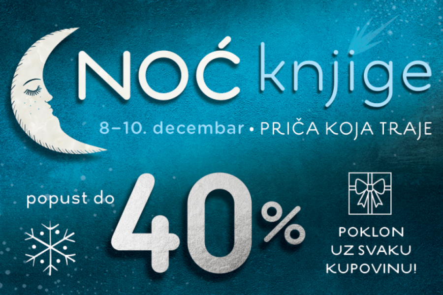 Pripremite spiskove – Noć knjige od 8. do 10. decembra!