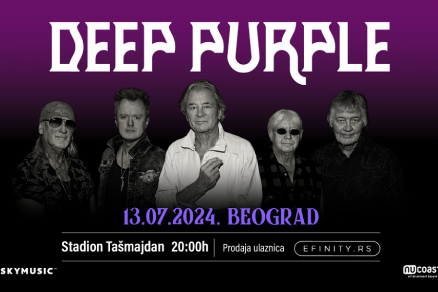 Skymusic najavljuje još jednu rokenrol poslasticu u prestonici: Deep Purple u julu na Tašu!