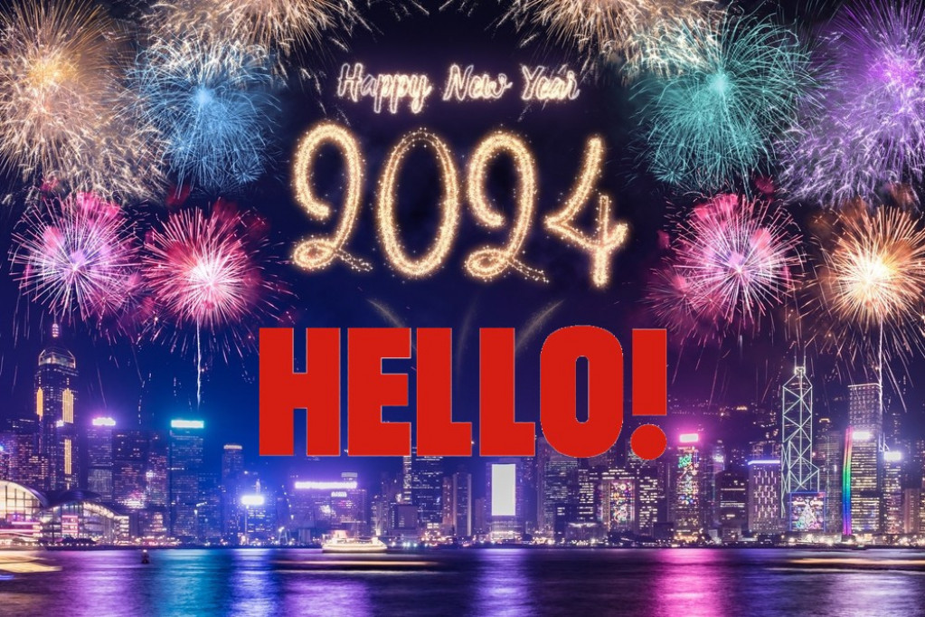 HELLO! vam želi srećnu 2024. godinu!