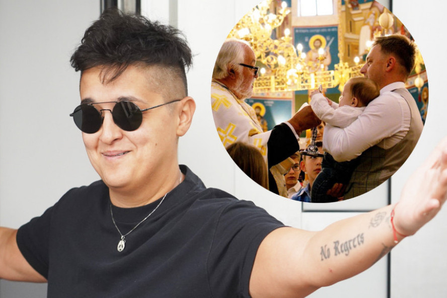 Marija Šerifović na Vasilija Ostroškog krstila sina: Postao si božje dete, moj plavooki prinče