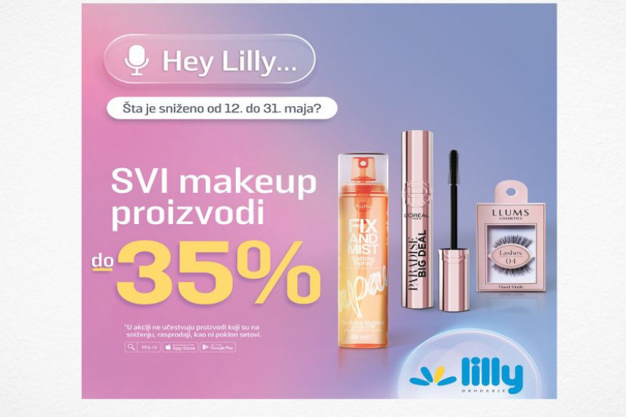 Ulepšaj svoj izgled uz 35% popusta: Samo u Lilly drogerijama!