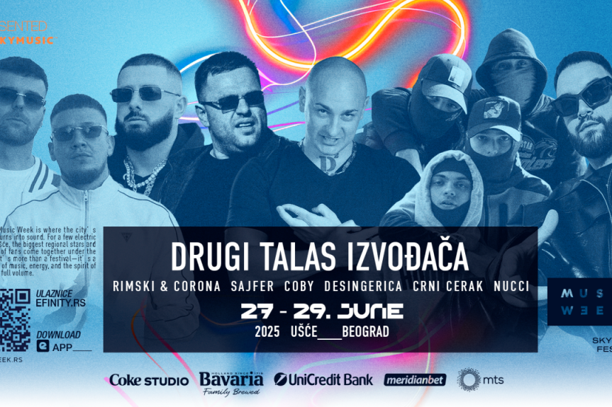 MUZIČKA EKSPLOZIJA na UŠĆU uz Belgrade Music Week 25!