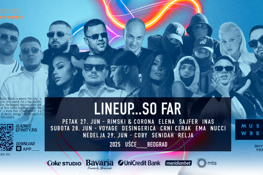 POSLEDNJE ODBROJAVANJE počinje SADA! JOŠ 4 SUBOTE do festivala Belgrade  Music Week 25