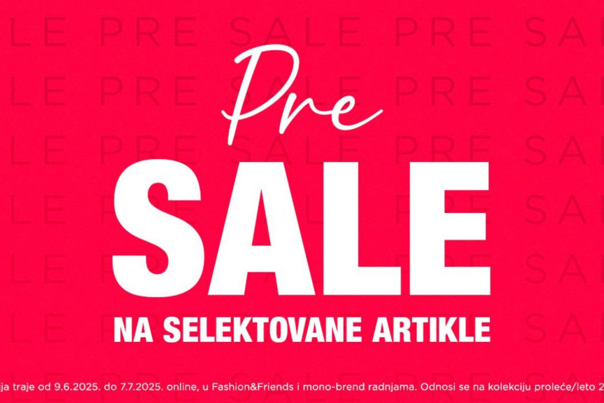 Spremi se za leto uz Fashion Company PRE-SALE gde te čekaju artikli na popustu do 40%