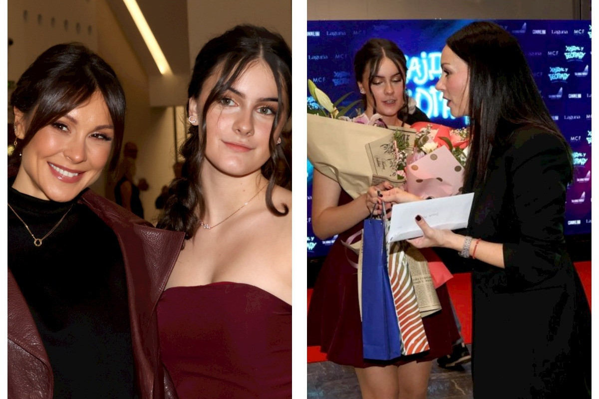 Vera Ćetković zablistala na crvenom tepihu, mama i tetka najveća podrška FOTO