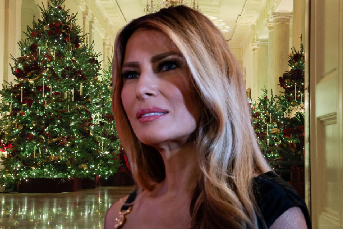 Melanija Tramp okitila Belu kuću, postavljeno više od 10.000 plavih leptirova, jelka na svakom ćošku (foto/video)